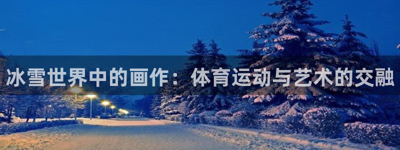 哈希娱乐：冰雪世界中的画作：体育运动与艺术的交融